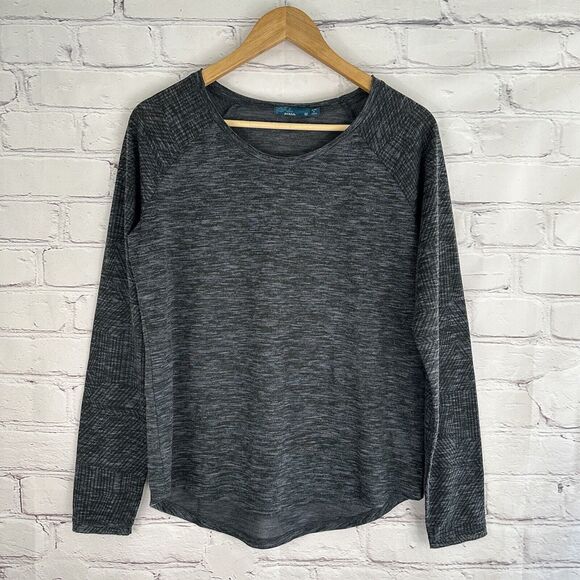 prAna Women’s Medium Shirt Light Weight Raglan Sleeve Athleisure Active Knit - Picture 8 of 9